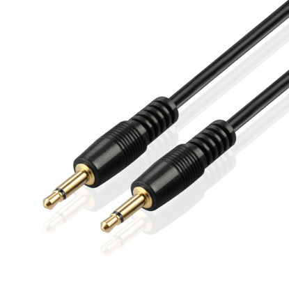 Picture of TNP 3.5mm Mono Cable (3FT) - 12V Trigger Cable, IR Infrared Sensor Receiver Extension Extender, 3.5mm 1/8" TS Monaural Mini Mono Audio Plug Jack Connector Male to Male Cable Wire Cord