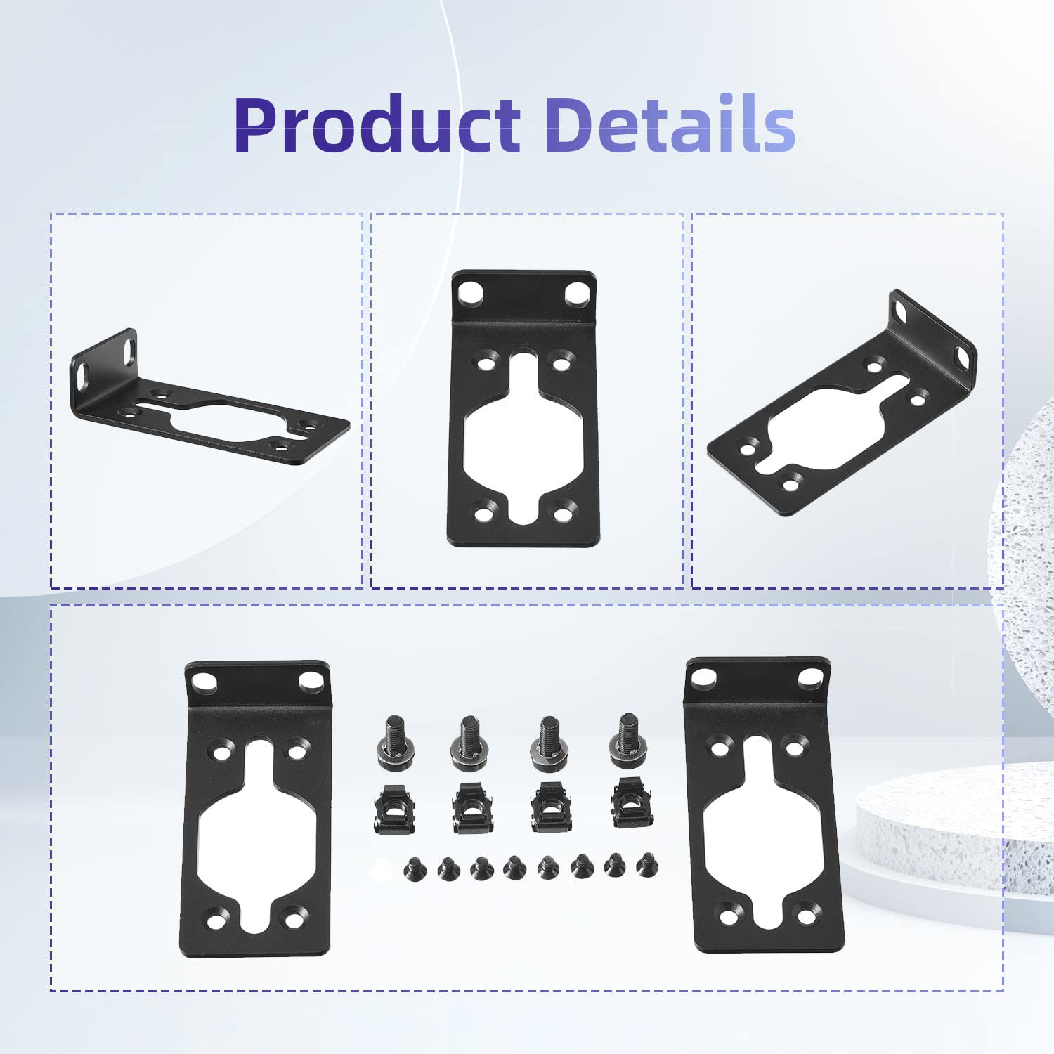GetUSCart- PhyinLan Rack Mount Kit 1U Universal Rack Ears for HP ...