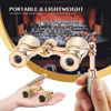 Picture of Yourelexit® Opera Glasses Binoculars 3X25 Lorgnette Theater Glasses Optical BK9 Mini Compact Lightweight Built-in Foldable Adjustable Handle Vintage for Adults Kids Women in Musical Concert Cinema
