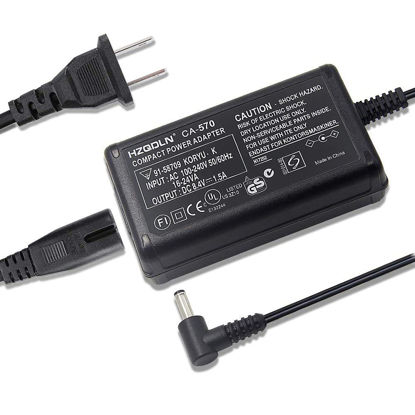 Picture of CA-570 replacement Adapter/Charger compatible Canon FS300 HF10 HF20 HF100 HF200 HF M31 S10 S100 HG20 HG30 HR10 HV10 HV20 HV30 HV40 XA10 DC100 DC210 DC22 DC220 DC230 (Compatible Models Listed below)