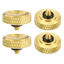 Picture of PATIKIL Camera Shutter Button, 4 Pack Soft Shutter Release Button Pure Copper Camera Button Carved Suitable for DSLR/SLR Camera, Golden