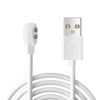 Picture of YiKaiEn 6mm Magnetic USB DC Charger Cable, 2.7ft Replacement Oval Base Charging Cord for Rechargeable Toys, Massagers, Electric Toothbrushes,Children's Watches, Dog Trainer, Facial Cleanser