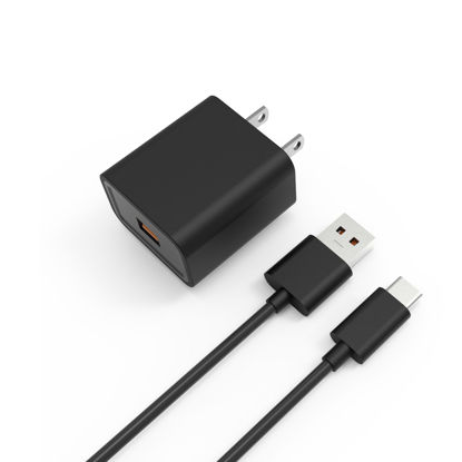 Picture of 15W Fast Charger Replacement Fit for Amazon Fire Max 11 Tablet 13th Generation 2023 Latest Tablet AC Adapter with 3.3Ft USB C Charging Cable Power Cord