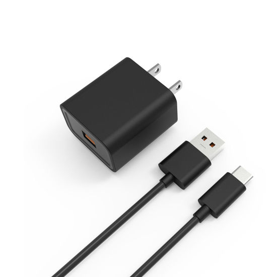 Picture of 15W Fast Charger Replacement Fit for Amazon Fire Max 11 Tablet 13th Generation 2023 Latest Tablet AC Adapter with 3.3Ft USB C Charging Cable Power Cord