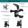 Picture of Mippko Boat Helm Tablet Holder, Marine Boat Handle Bar Pole Mount, 360°Rotation Clamp Non-Slip Aluminum Alloy Mount,Compatible with 4.7~12.9" iPad/Nexus/LG G Pads/e-Reader/iPhone