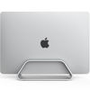 Picture of HumanCentric Vertical Laptop Stand for MacBook, Compatible with MacBook Pro Stand, MacBook Air Stand, Laptop Holder for Apple Laptop Desk Stand, Aluminum Laptop Vertical Stand, Silver MacBook Stand