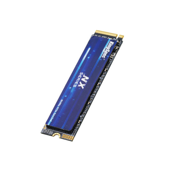 Picture of KingSpec NX Series 2TB Gen3x4 NVMe M.2 SSD, Up to 3500MB/s, 3D NAND Flash M2 2280 Internal Solid State Drive, for Desktop and Laptop