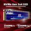 Picture of KingSpec NX Series 2TB Gen3x4 NVMe M.2 SSD, Up to 3500MB/s, 3D NAND Flash M2 2280 Internal Solid State Drive, for Desktop and Laptop