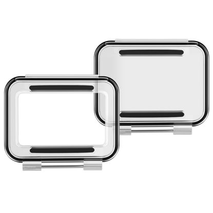 Picture of GEPULY Housing Case Cover Protective for GoPro Hero 13 12 11 10 9 Waterproof Backdoor Cover + Skeleton Backdoor Cover Standard Size