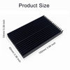 Picture of 2Pcs Aluminum Heatsink Kit 100x60x10mm/ 3.94“x2.36“x0.39“ inch + Thermal Conductive Adhesive Tape Cooler Heat Sink for Cooling SSD Smartphones Routers Hard Drives LED Panel (16 Pins)