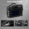 Picture of NEEWER Z8 Camera Cage with HDMI Cable Clamp, NATO Rail, Quick Release Arca Type Base, Anti Twist Screws, Protective Aluminum Video Rig Compatible with Nikon Z8 DJI RS 2 RSC 2 RS 3 Pro Gimbal, CA041