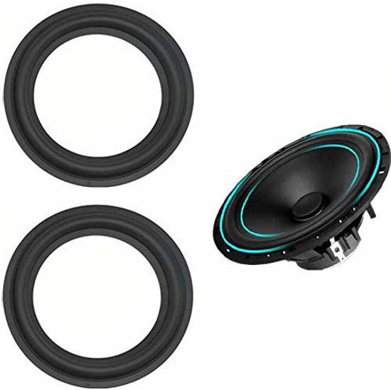Picture of LinaLife 2pcs 6 inch 6" Speaker Foam Surround Repair Kit, 156mm Perforated Rubber Edge Rings Replacement Parts Speaker Repair DIY Speaker Surround Repair Rubber Edge Replacement