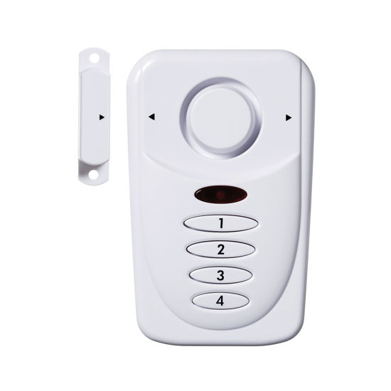Picture of SABRE Elite Wireless Door Alarm with Exit/Entry Delay Mode, Home Mode & Keypad, Deters Intruders w/ 120dB Alarm Heard Up to 1,500 ft, Versatile Settings, Works on Both Left & Right Side Opening Doors