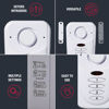 Picture of SABRE Elite Wireless Door Alarm with Exit/Entry Delay Mode, Home Mode & Keypad, Deters Intruders w/ 120dB Alarm Heard Up to 1,500 ft, Versatile Settings, Works on Both Left & Right Side Opening Doors