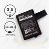 Picture of elxjar (5-Pack) 3.6V 700mAh AAA 53617 Ni-MH Rechargeable Battery Pack for Motorola GMRS/FRS Motorola M53617 / 53617, KEBT-086-A, KEBT-086-B, KEBT-086-C, KEBT-086-D
