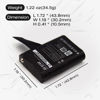 Picture of elxjar (5-Pack) 3.6V 700mAh AAA 53617 Ni-MH Rechargeable Battery Pack for Motorola GMRS/FRS Motorola M53617 / 53617, KEBT-086-A, KEBT-086-B, KEBT-086-C, KEBT-086-D