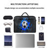 Picture of 3D Soccer Laptop Case Bag for Boys Men,15.6 inch Messenger Shoulder Bags,Water Resistant Notebook Computer Bag Briefcase Sleeve Carrying for Work,School