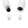 Picture of LitaElek 2pcs 1m 3.3ft DC Extension Cable 12V Extension Cord DC 5V-24V Power Cord 5.5mm x 2.1mm DC Jack Plug Adapter Male to Female for Car Monitor, CCTV Camera, LED Strip, etc., White