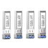 Picture of 4Pack SFP+ LC 10GBase-LR Transceiver - 10G Single Mode Module, Compatible with Cisco SFP-10G-LR, Ubiquiti UF-SM-10G, Meraki, Mikrotik, Netgear, Aruba, TP-Link and more - 1310nm, SMF, 20km, DDM