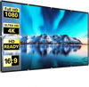 Picture of FUDONI Projector Screen 100 inch, Double Sided Outdoor Movie Screen 16:9 Foldable Washable, Portable Projector Screen Outdoor Indoor Projection Screen for Home Theater Camping Party Office