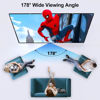 Picture of FUDONI Projector Screen 100 inch, Double Sided Outdoor Movie Screen 16:9 Foldable Washable, Portable Projector Screen Outdoor Indoor Projection Screen for Home Theater Camping Party Office