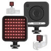 Picture of Ordro LN-5 Mini IR Night Vision Light Infrared Photography Light for Video Camera Camcorder Built-in Rechargeable Battery with 3 Cold Shoe Mount for Vlog YouTube Video Recording