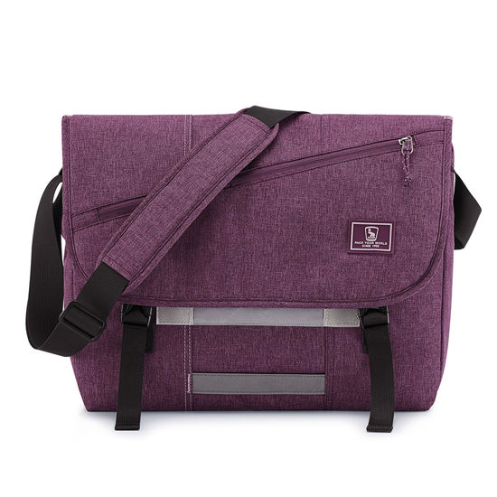 Picture of OIWAS Messenger Bag for Women, 17 Inch Laptop Crossbody Bags Men Casual Satchel Shoulder Bag College Travel Office Briefcase