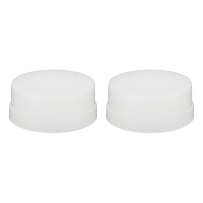 Picture of PATIKIL Flash Diffuser, 2 Pack Bounce Dome Soft Box Light Flashlight Diffuser Cap for Camera Photography Studios, White