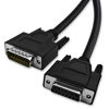 Picture of XANHAM 5 Feet(1.5 Meter) DB15 15 Pin Two Row Straight Through Serial Extension Cable, Double Shielded(Metal Braiding&AL-foil), Female to Male, Black, SC910S07FM