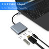 Picture of O-Mei Stars USB C to HDMI Adapter, USB C Hub, iPhone to HDMI Adapter for TV, 3-in-1 Digital AV Multiport 4K@30Hz, 100W Fast Charging, 5Gbps USB-A 3.0, HDMI to USB C, USB-C to HDMI Adapter
