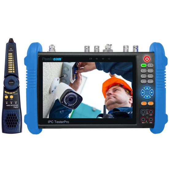 Picture of IP Camera Tester IPC 9800MOVTADHS Plus 7'' IPS Touch Screen Camera Tester WiFi 4K H.265 HDMI IPC Tester 8MP CVI TVI AHD SDI CVBS Camera Tester Support CVBS camera test and PTZ control Tester IP Analog