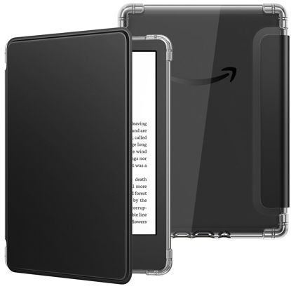 Picture of MoKo Case for 6" All-New Kindle (11th Generation-2022 Release), Ultra Clear Soft Flexible Transparent TPU Back Cover Light Shell with Auto Wake/Sleep for Kindle 11th Generation 2022, Black