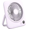 Picture of FWTBOOM Compact USB Desk Fan 3 Speeds Portable Table Fan with Strong Airflow Small Cooling Personal Mini Fan for Home Office Bedroom Dorm Travel Indoor Outdoor Summer (Purple)