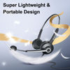 Picture of Voistek USB Headset for PC Laptop,3.5 mm/USB/USB-C Wired Computer Headphones with Noise Cancelling Microphone for Business Offices Call Center