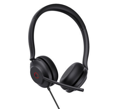 Picture of Yealink UH35 Professional USB Headset, Dual Wired Headset with Noise Cancelling Microphone, Call and Music Mode, Lightweight Comfort Design, Stereo, Teams Certified
