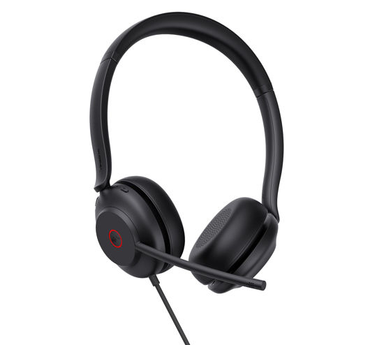 Picture of Yealink UH35 Professional USB Headset, Dual Wired Headset with Noise Cancelling Microphone, Call and Music Mode, Lightweight Comfort Design, Stereo, Teams Certified