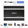 Picture of HDMI KVM Switch, 8 in 1 Out USB 2.0 HDMI KVM Switcher Box Support 4K@30Hz for 8 PC Share Keyboard and Mouse, Compatible with Windows/Linux/Mac System etc