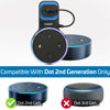Picture of Coby 2nd Generation Echo Dot Holder Speaker Wall Mount for Alexa Echo Dot Smart Speaker, Home Mount Stand for Bedroom, Kitchen, Office, Bathroom | Cable Management Hides Messy Cables (Black)