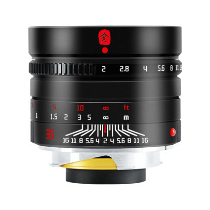 Picture of 7 artisans 35mm F2.0 Full Frame Classic Human Focus Lens Compatible for Leica M-Mount Cameras Like Leica M-M Leica M240 Leica M3 Leica M6 Leica M7 Leica M8 Leica M9 Leica M9p Leica M10 New Version