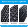 Picture of Ukrainian Keyboard Stickers[5 in 1],Ukraine Keyboard Sticker with White Letter/Black Background,Matte Vinyl Russian Belarus Keyboard Sticker for Computer Laptop Notebook Desktop