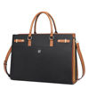 Picture of CLUCI Briefcase for Women Leather Laptop 15.6 Inch Business Ladies Work Computer Tote Bags Black