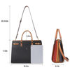 Picture of CLUCI Briefcase for Women Leather Laptop 15.6 Inch Business Ladies Work Computer Tote Bags Black