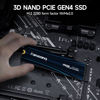 Picture of fanxiang 2TB M.2 SSD NVMe SSD PCIe Gen 4 Gaming SSD M.2 2280, Up to 7100MB/s Compatible with PS5, Internal Solid State Drive for Gamers, Professionals, Creators S880E
