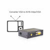 Picture of eKL VGA to AV Adapter Converter Box VGA Input Composite RCA S-Video VGA Output Computer PC Laptop to TV Display Projector Connector