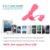 Picture of YUNLOVXEE Cell Phone Fan for iPhone USB C - 4 Pack 2-in-1 Personal Mini USB Fan Plug in Mobile Phones, Small Portable Pocket Cellphone Fan for Type C Port iPhone 15 14 13 Plus Pro Samsung Galaxy Note