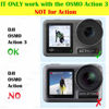 Picture of iDaPro Screen Protector for DJI Osmo Action 3 LCD + Small Screen + Lens Protector [2+2+2 Pack] Tempered Glass Scratch resistance Easy Installation