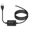Picture of MEIRIYFA Radar Detector Power Cable,USB 5V to 12V RJ11 Radar Detectors Replacement Power Cord Step Up Boost Adapter Cable w/RJ-11 Telephone Connector(1.5M)