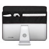 Picture of Monitor Dust Cover for iMac 27 inch PU Leather Anti-Static Dustproof Protective Cover for LCD/LED/HD Panel Case Computer Sleeve Monitor Dust Cover with Rear Pocket(Black, 27inch)