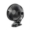Picture of KONPWAY Compact Clip on Fan Battery Operated, 5000mAh 6 Inches Portable Personal Fan for Outdoors, Baby Stroller,Car Seat,Gym - Black
