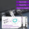 Picture of XZSNET 10G SFP+ DAC, 10GBASE-CU SFP+ to SFP+ Direct Attach Copper Passive Twinax Cable Compatible for Cisco SFP-H10GB-CU2M, Ubiquiti UACC-DAC-SFP10-2M, Meraki, Netgear and More, 26AWG, 2M